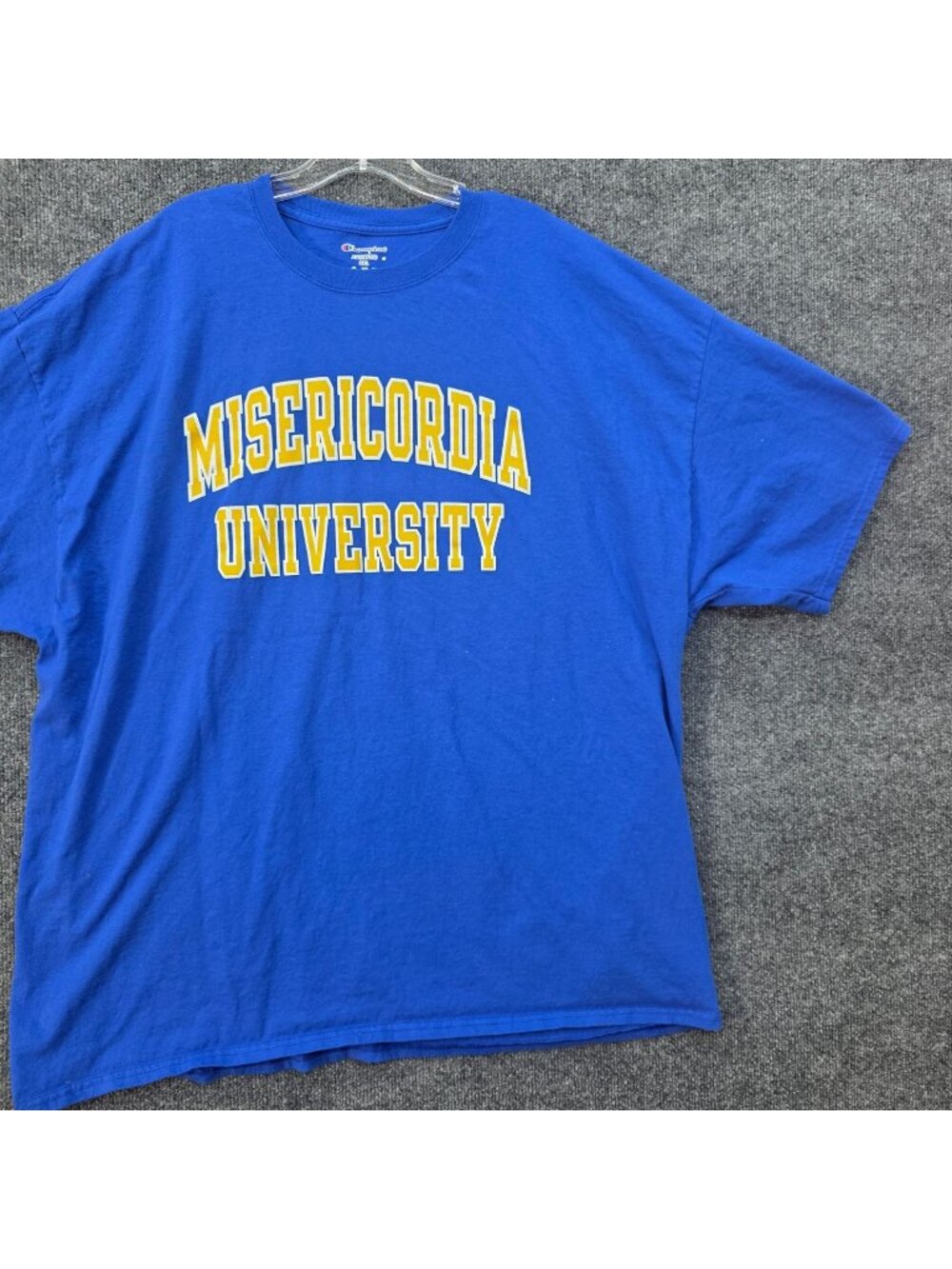 Champion Graphic Tee 3XL Blue Mis University Retro Athleisure Streetwear Sporty